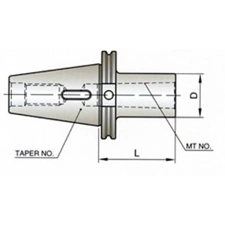 Yg-1 Tool Cat40 Morse Taper Holder No 4 CK040